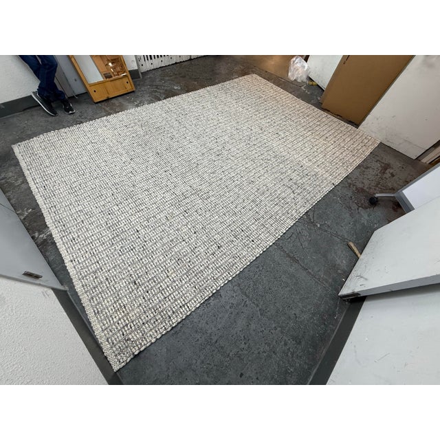 Design Plus Gallery presents a 9ft 1in X 13ft 8in Beat Dance Area Rug by Paulig Teppiche. Handmade in Morocco, this large-...
