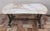 Stone Coffee Table in Italian Marble and Wrought Iron, 1980s For Sale - Image 7 of 7