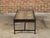Metal Contemporary Coffee Table Made with Antique Door Fragment on Custom Iron Base For Sale - Image 7 of 11