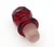 Traditional Vintage Faceted Red Glass Bottle Stopper For Sale - Image 3 of 3