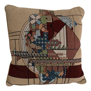 2000s Frank Lloyd Wright Design Pillow For Sale