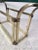 Brass Mid-Century Modern Brass and Glass Console Table For Sale - Image 8 of 9