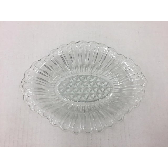 Vintage Cut Glass Dish For Sale - Image 10 of 10