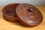 Vintage Round Burl Wood Storage Box For Sale - Image 10 of 12
