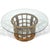 Wood Brown Jordan Rattan Coffee Table For Sale - Image 7 of 12