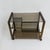Gold Mid-Century Brass Bar Car with Smoked Glass, 1970s For Sale - Image 8 of 18