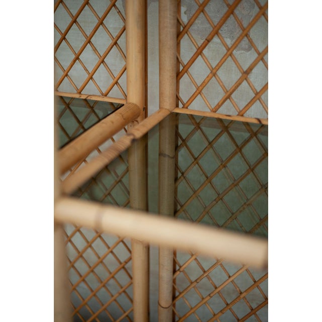 Pagoda-Style Modular Bookcase in Bamboo, 1970s, Set of 2 For Sale - Image 6 of 11