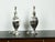 Mid 20th Century 1940s Silver Plated Table Lamps with Bious-et-Augax Armorial Crest - a Pair For Sale - Image 5 of 7