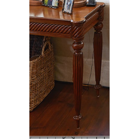 Campaign Robert Lighton Teak Console Sideboard With Drawers For Sale - Image 3 of 5