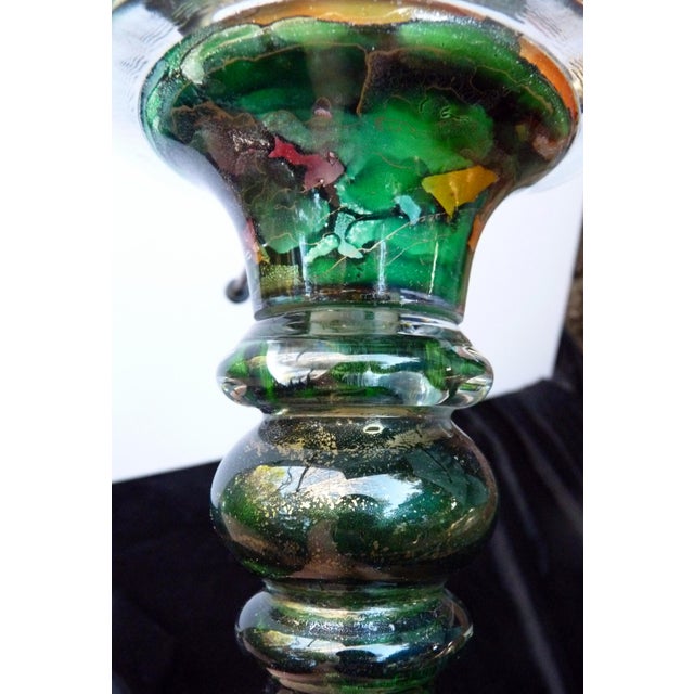 1990s Jean-Noël Bouillet French Art Glass Lamp Base For Sale - Image 9 of 12