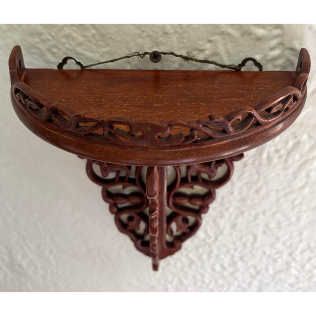 Mid 20th Century Mid 20th Century Black Forest Fox Shelf For Sale - Image 5 of 6