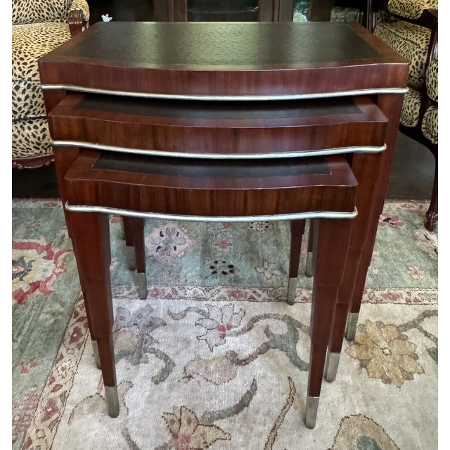 Vintage Thomasville Bogart Collection Nesting Tables - Set of 3 For Sale - Image 11 of 11