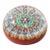 Mid-Century Modernist Hand-Blown Murano Glass Millefiori Paperweight For Sale