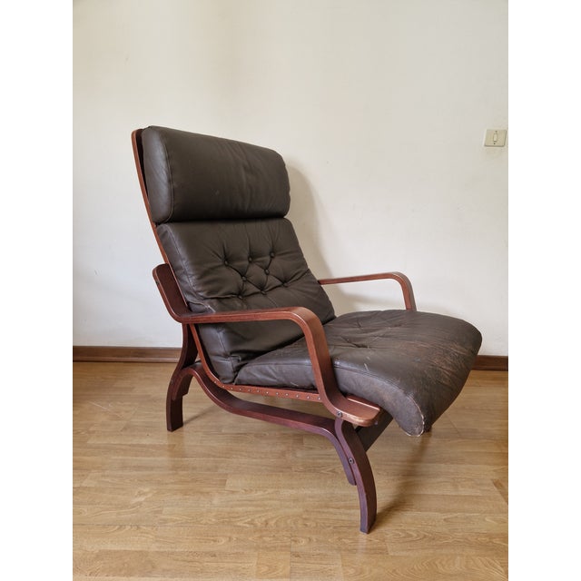Vintage Scandinavian Lounge Chairs from Meblo, Yugoslavia, 1970s, Set of 2 For Sale - Image 15 of 18