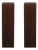 Pair of Art Deco Rectilinear Rosewood Pedestals For Sale