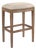 Cora Nailhead Bar Stool - Natural Linen For Sale