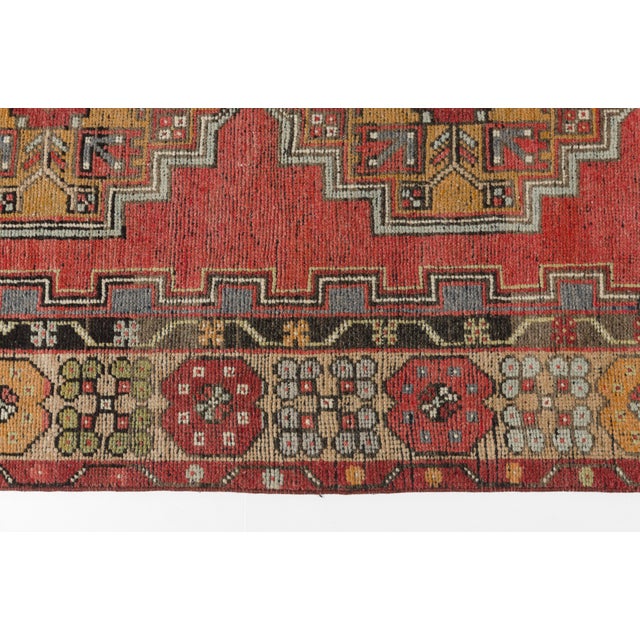 Textile 1950s Anatolian Kurdish Floral Carpet For Sale - Image 7 of 10