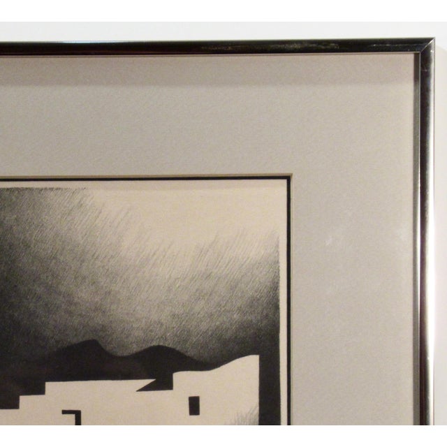 Black Kenneth Miller Adams House In The Sun C. 1930 Reproduction Print For Sale - Image 8 of 8