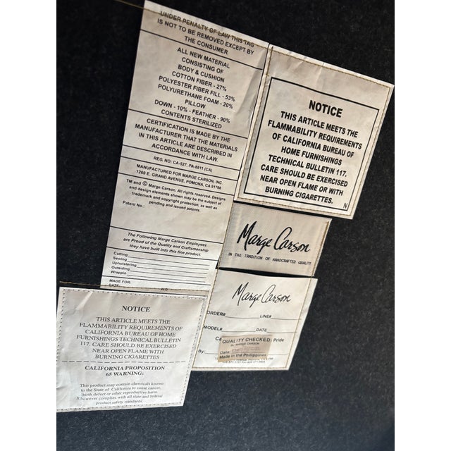 Marge Carson Dining Room Set of 10 For Sale - Image 11 of 11