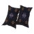 Contemporary Brown Moroccan Silk Sabra Pillow Covers - a Pair For Sale