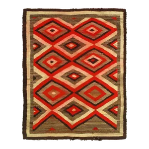 Light Brown Antique Navajo Style Rug