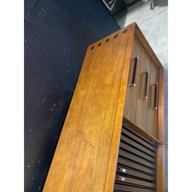 Chocolate Lane Tower Suite Long Dresser Designed by Dave Parmalee 1970's For Sale - Image 8 of 9