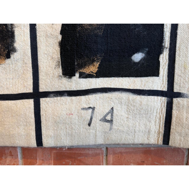 Robert Freimark “Sixteen Blacks” Monumental Textile Wall Hanging Art For Sale - Image 16 of 17