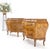 Pair of Italian Olive Burl Wood Patched Veneer Bombay Small Dresser Stands Table For Sale - Image 10 of 15