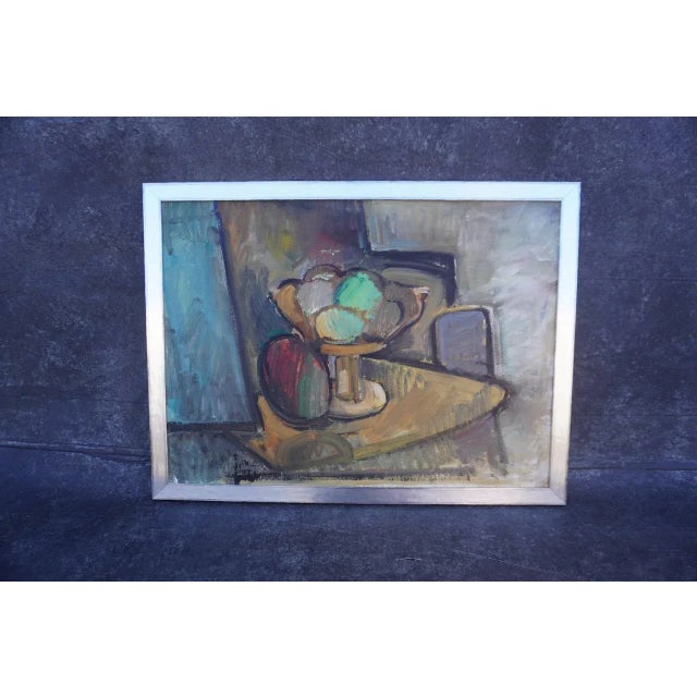 Mid 20th Century Mina Pulsifer (1899-1989) - Mid-Century Still Life - Oil on Board For Sale - Image 5 of 6