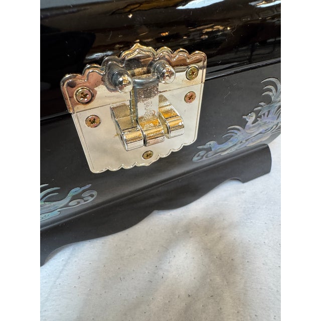 Korean Mother of Pearl Inlay Jewelry Box, Small For Sale - Image 12 of 12