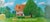 David Hockney (1937) A Year in Normandy: The Half-Timbered House Original color poster On wove paper, 100 x 58 cm (approx....
