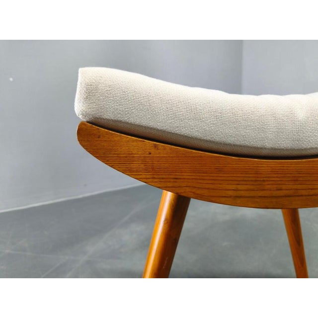 Mid-Century Maple Wood Stools, Former Czechoslovakia, 1960s, Set of 2 For Sale - Image 14 of 16
