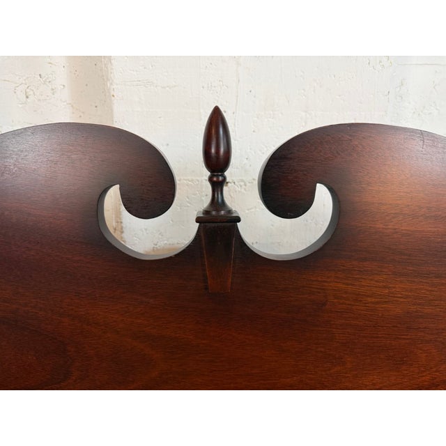 Traditional Mahogany Full Size Four Poster Bed Frame For Sale - Image 11 of 15