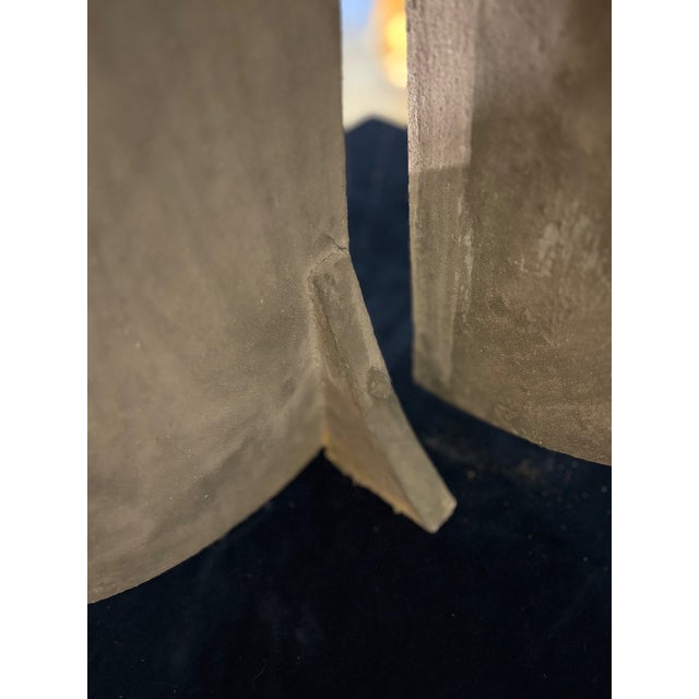 Abstract Constructivist Table Sculpture in Paint & Compressed Wood by Ponzio IV, 1976 For Sale - Image 6 of 9