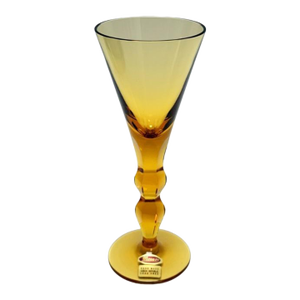 Early 21st Century Topaz Moser Ophelia Crystal Champagne Flute With Thick Stem New in Box