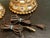 Early 20th Century Antique Wood Candelabra Lamps With Mirror Insets - a Pair For Sale - Image 5 of 13