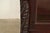 Brown R. J. Horner Style Antique American Empire Flame Mahogany Glass Front Bookcase Cabinet, Circa 1890s For Sale - Image 8 of 13