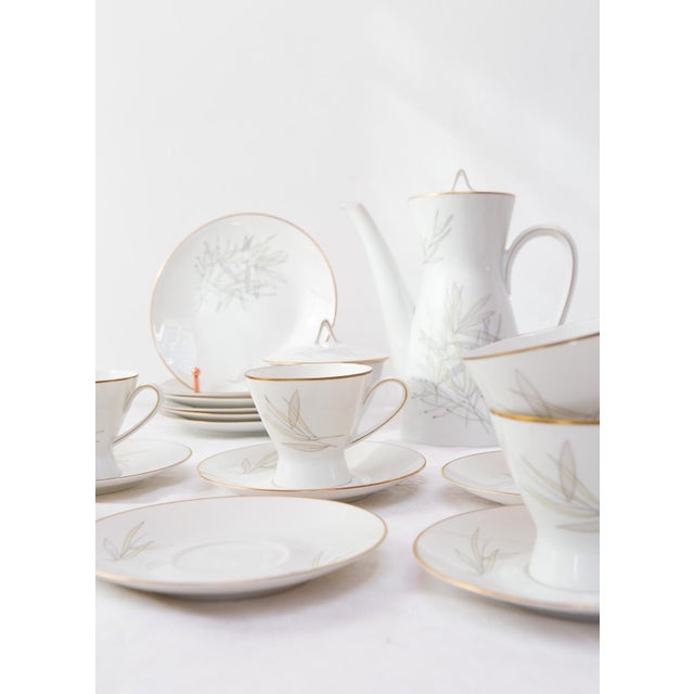 Rosenthal Form 2000 Coffee Servie for 6 by Raymond Loewy for Rosenthal, 1950s, Set of 21 For Sale - Image 4 of 9