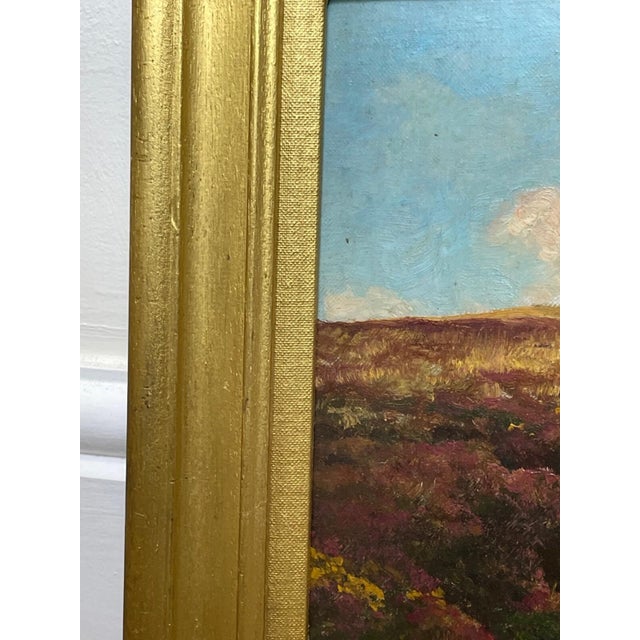 Arthur Wardle Signed Exmoor Moorland Landscape Oil Painting, British Victorian Circa 1900 For Sale - Image 11 of 18