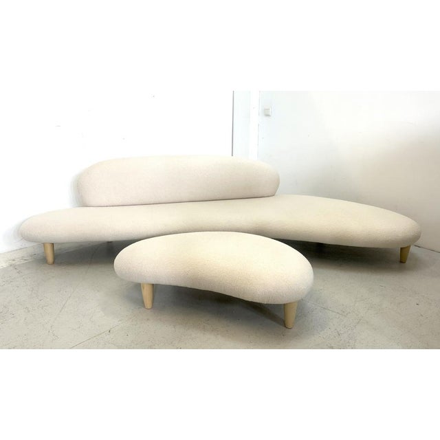 Set of Vintage Freeform Sofa & Stool by Isamu Noguchi for Vitra, 1940s For Sale - Image 17 of 18