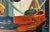 This original oil painting captures in colorful detail a ship named the Sean Byce at dock in a small harbor. Painted on...