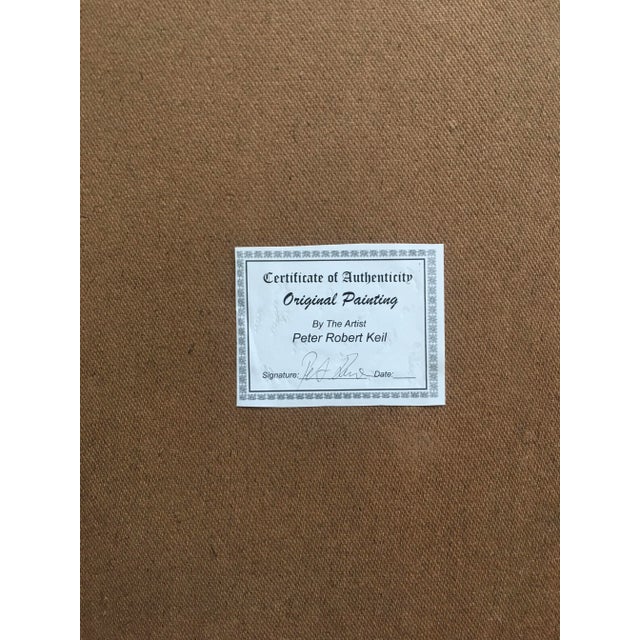 1980s Peter Keil Abstract Painting For Sale - Image 5 of 6