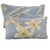 2020s Pair of Soft Blue Aviary Lumbar Pillows For Sale - Image 5 of 7