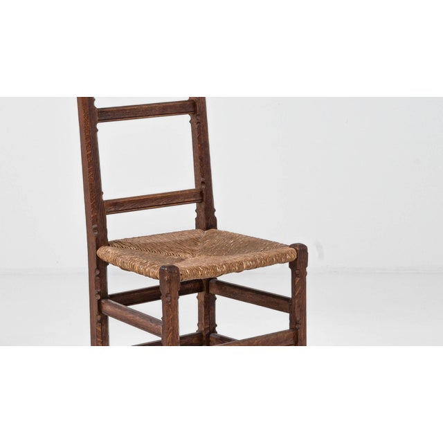 Brown 1900s Belgian Wooden Chair For Sale - Image 8 of 18