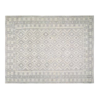 Moroccan Hand Knotted Beni Ourain Rug With Soft Texture,9'10"X12'10" For Sale