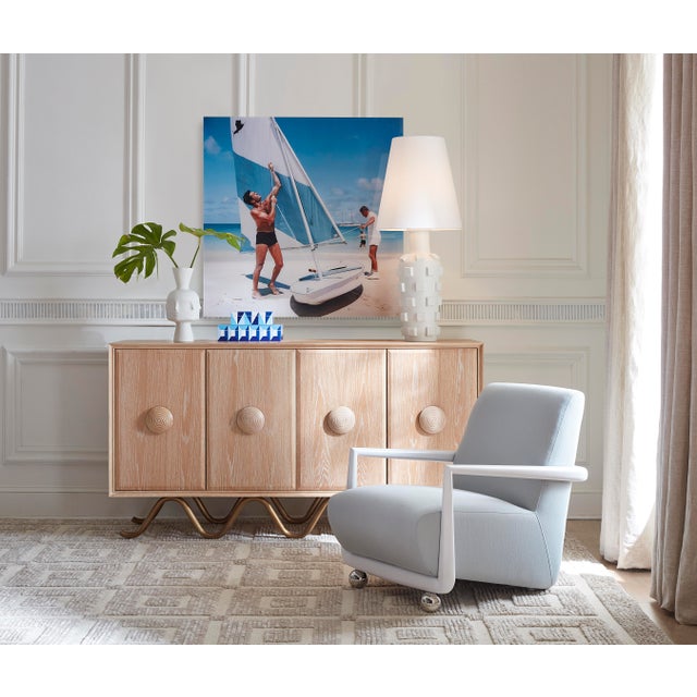 Tan Jonathan Adler Brussels Buffet For Sale - Image 8 of 9