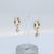 Early 21st Century 10k Yellow Gold Hoop Earrings With 0.15ct Lab-Grown Diamond Drops, A Pair For Sale - Image 5 of 7