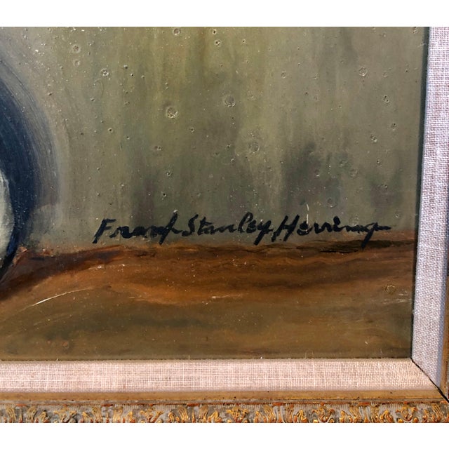 Frank Stanley Herring, Flowers in a Vase Southern Oil Painting