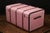Pink Pink Curved Mail Trunk, 1920s For Sale - Image 8 of 9