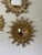 1960s French Style 17.25" Gilded Sunburst Wall Mirror For Sale - Image 16 of 18
